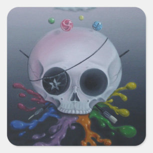 Deadmen Quadratischer Aufkleber