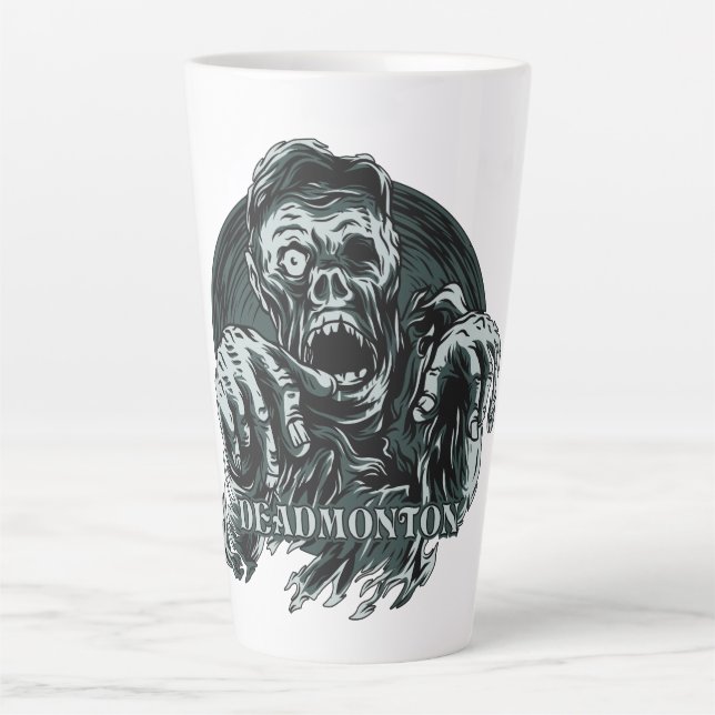 DEADMONTON Latte Tasse (Vorderseite)