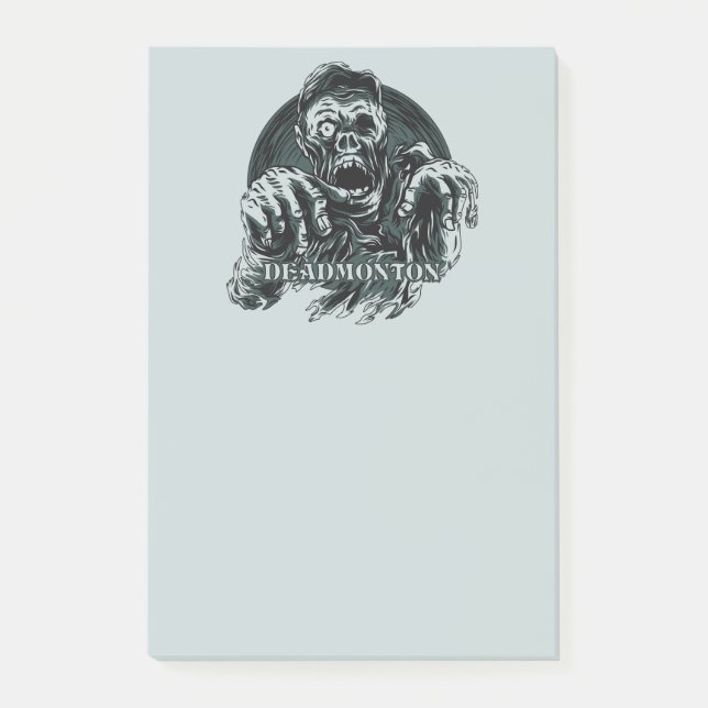 DEADMONTON POST-IT KLEBEZETTEL (Vorderseite)