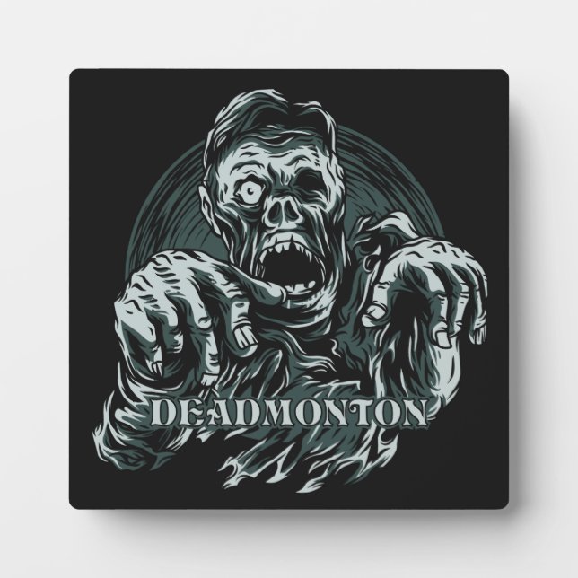 DEADMONTON-Tafel Fotoplatte (Vorderseite)