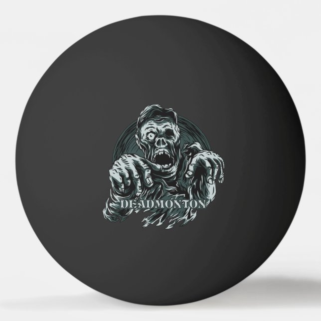 DEADMONTON Tischtennisbälle Tischtennisball (Vorderseite)