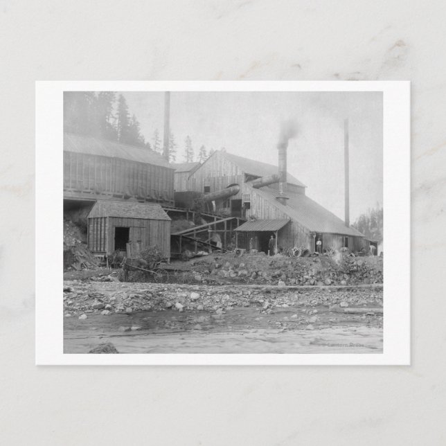 Deadwood and Delaware Smelter Fotografie Postkarte (Vorderseite)