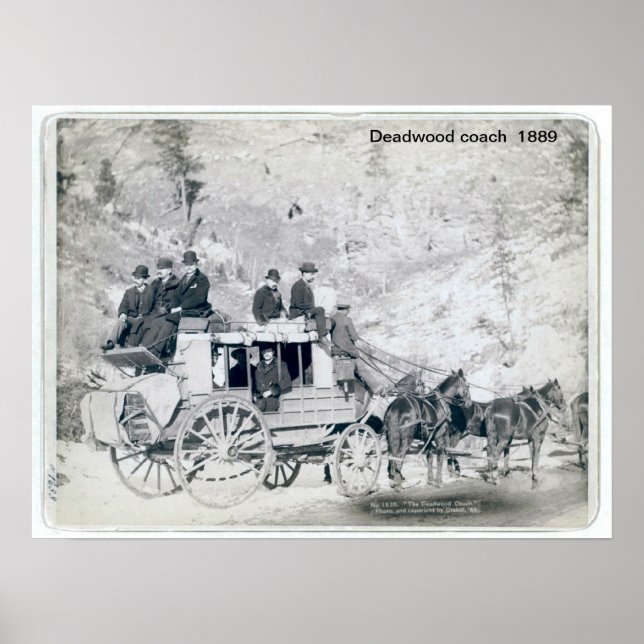 Deadwood Coach Print Poster (Vorne)