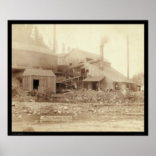 Deadwood & Delaware Smelter SD 1891 Poster