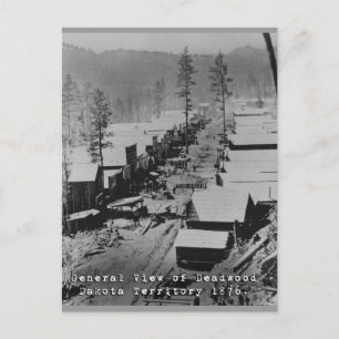 Deadwood Historisches Foto Postkarte
