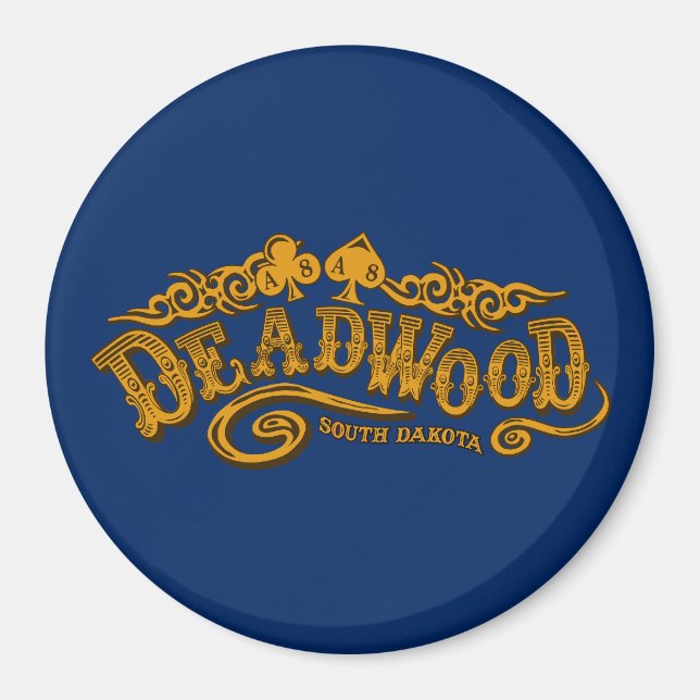 Deadwood Saloon Magnet (Vorne)
