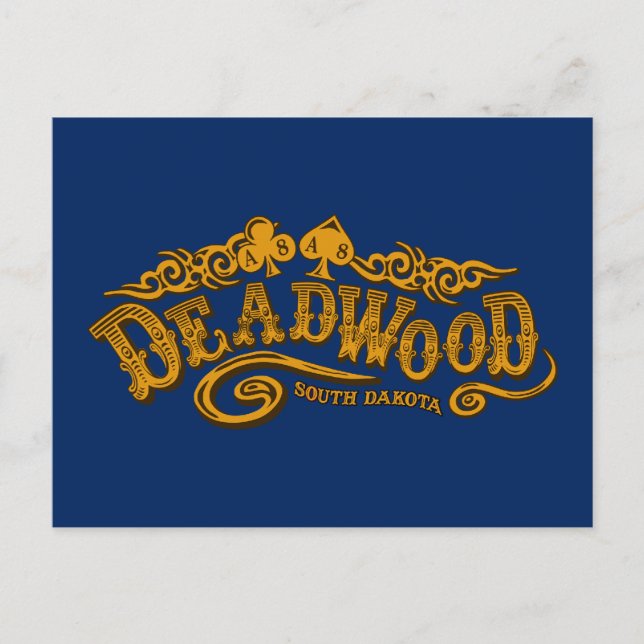 Deadwood Saloon Postkarte (Vorderseite)