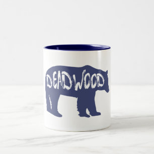 Deadwood South Dakota Bear Zweifarbige Tasse
