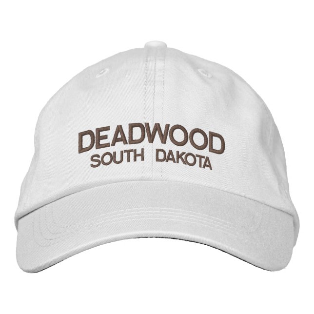 Deadwood* South Dakota Personalized Adjustable Hat Bestickte Baseballkappe (Vorderseite)