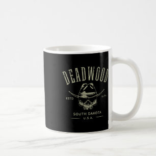 Deadwood South Dakota USA abgenutztes Design Souve Kaffeetasse