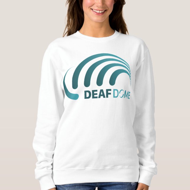 Deaf Dome Sweshirt in aquamarin Sweatshirt (Vorderseite)