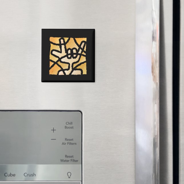 Deaf-Hand Magnet (In Situ (Kühlschrank))