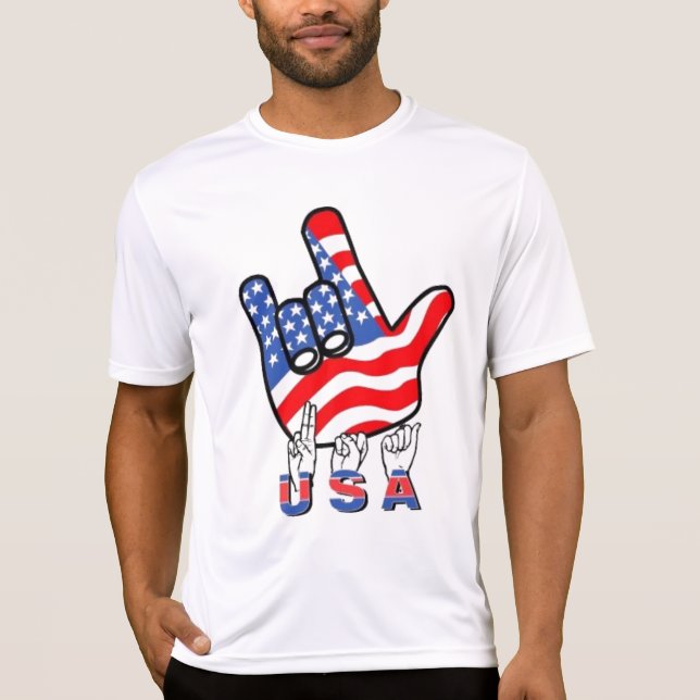 Deaf Liebe T-Shirt (Vorderseite)