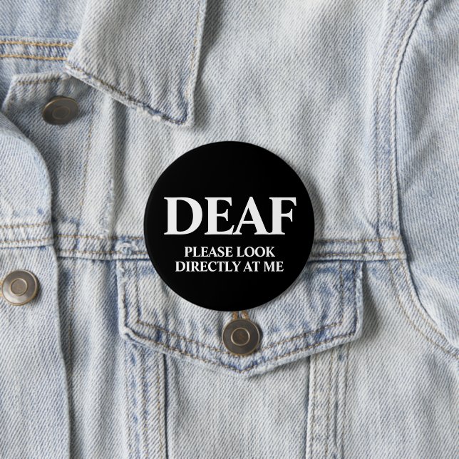 Deaf or Hard of Hearing Button (Beispiel)