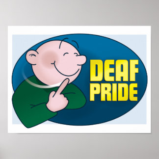 Deaf Pride Poster