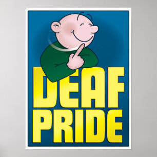 Deaf Pride. poster, tall Poster
