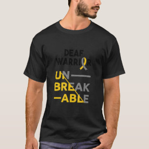 Deaf Warrior Taube Awareness T-Shirt