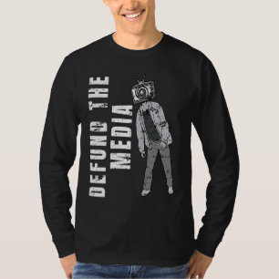 Deaktivierung des Media Fake News Media Gehirnwasc T-Shirt