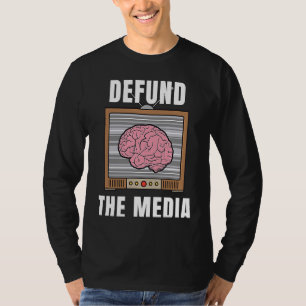 Deaktivierung des Media Fake News Media Gehirnwasc T-Shirt