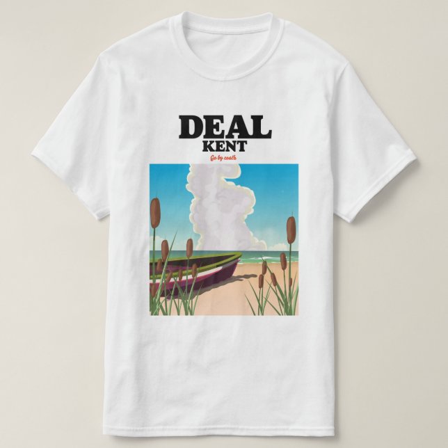 Deal Kent Reiseplakat T-Shirt (Design vorne)