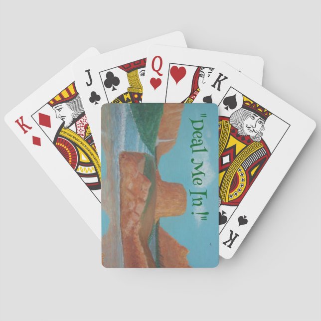 "Deal Me In"  Poker Cards Spielkarten (Rückseite)