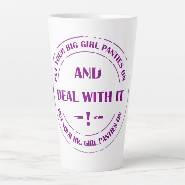 deal with pressure  milchtasse (Vorderseite)
