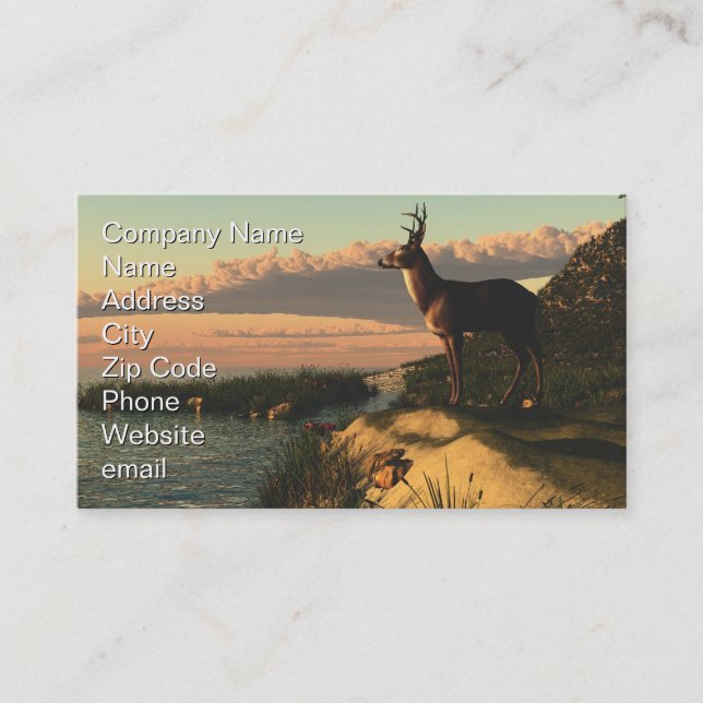 Dealer Lake Business Card Visitenkarte (Vorderseite)