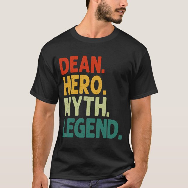 Dean Hero Myth Legend Vintag Dean T-Shirt (Vorderseite)