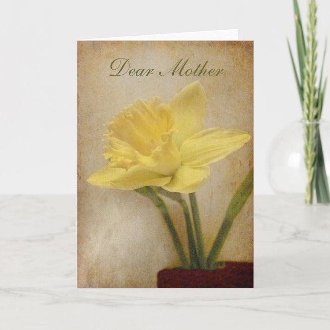 Dean Mother, Light Daffodil Karte (Vorderseite)