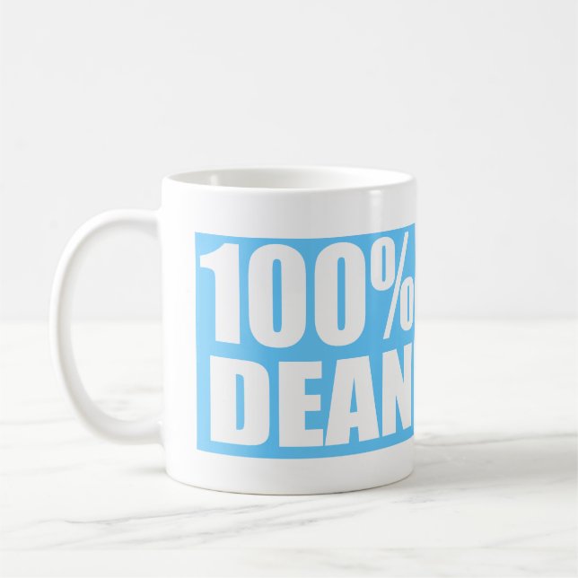 Dean name kaffeetasse (Links)