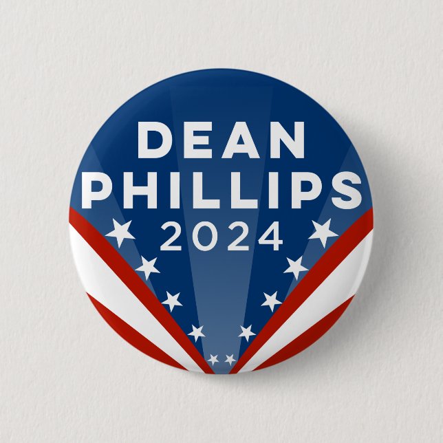 Dean Phillips 2024 Button (Vorderseite)