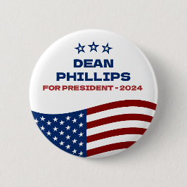 Dean Phillips für den Präsidenten 2024 Button