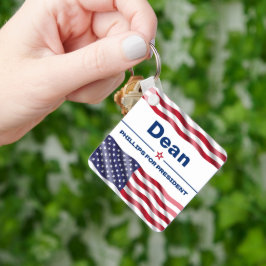 Dean Phillips für den Präsidenten 2024 Schlüsselanhänger