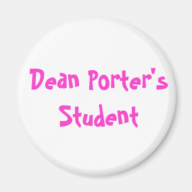 Dean Porters Student Magnet (Vorne)