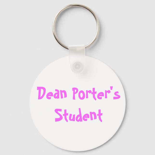 Dean Porters Student Schlüsselanhänger (Vorderseite)
