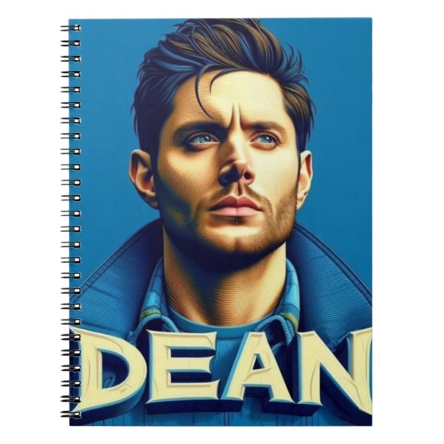 Dean su sfondo blu notizblock (Vorderseite)