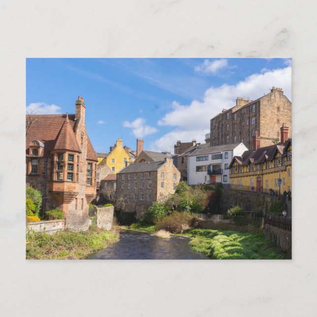 Dean Village, Edinburgh, Schottland Postkarte (Vorderseite)