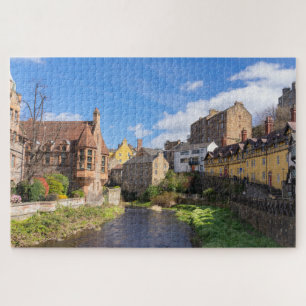 Dean Village, Edinburgh, Schottland Puzzle