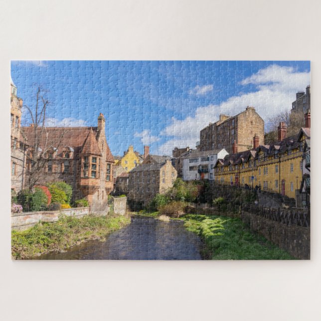 Dean Village, Edinburgh, Schottland Puzzle (Horizontal)