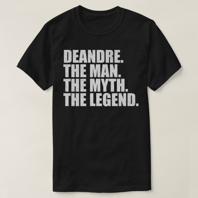 DeandreDeandre Name Deandre Vorname T-Shirt (Design vorne)
