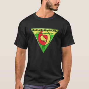 DeAngelis Kampfkunst-grünes T-Shirt