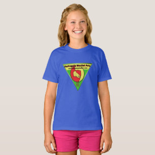 DeAngelis Martial Arts Girls Blauen Shirt