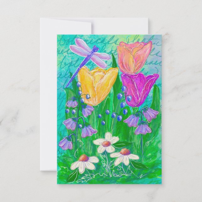 Deanna Day Blank Floral Card (Vorderseite)