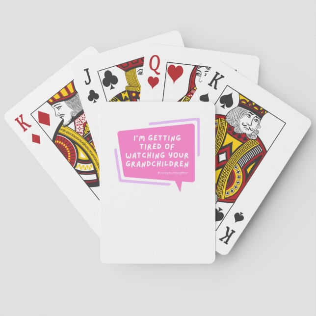 Deanna Day Poker Spielkarten (Rückseite)