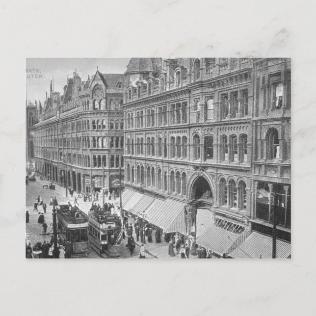 Deansgate, Manchester, c.1910 Postkarte (Vorderseite)