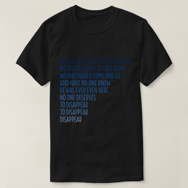 Dear Evan Hansen Disappear   T-Shirt (Design vorne)