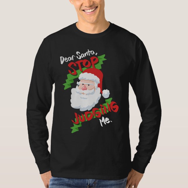 Dear Santa Christmas  for Women T-Shirt (Vorderseite)