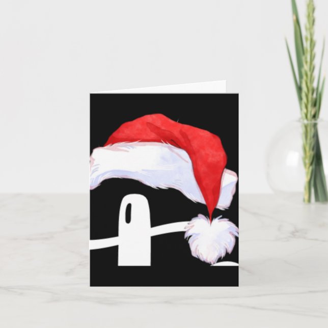 Dear Santa Funny Uni Kids Christmas T Shirt  Karte (Vorderseite)