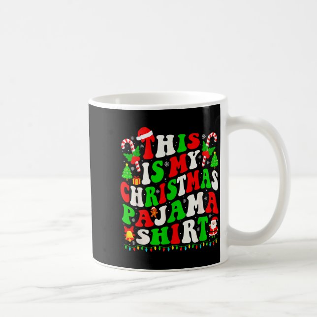 Dear Santa I Can Explain Funny Christmas Kids Men  Kaffeetasse (Rechts)