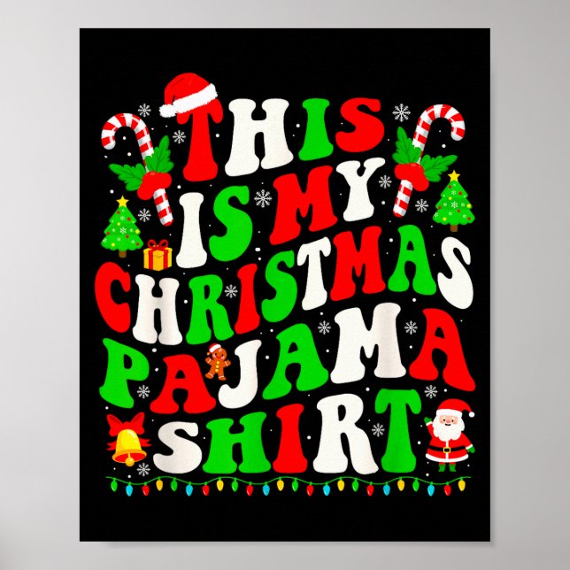 Dear Santa I Can Explain Funny Christmas Kids Men  Poster (Vorne)